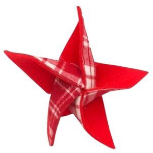 Felt Pinwheel Christmas Ornament Holiday Tree Decor Gift Topper